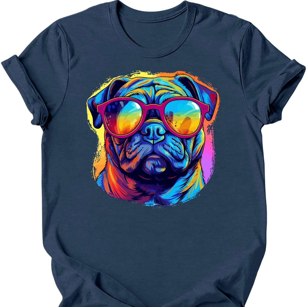 Pug Top Dog T Shirt Gift For Dog Lover