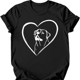 Rottweiler Heart Dog T Shirt Gift For Dog Lover