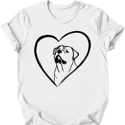 Rottweiler Heart Dog T Shirt Gift For Dog Lover
