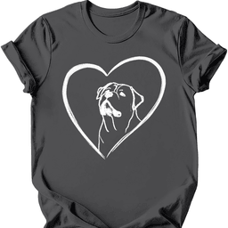 Rottweiler Heart Dog T Shirt Gift For Dog Lover