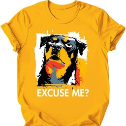 Rottweiler Excuse Me Dog T Shirt Gift For Dog Lover