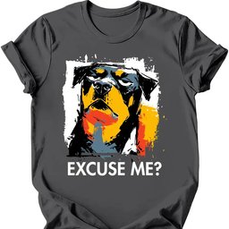 Rottweiler Excuse Me Dog T Shirt Gift For Dog Lover
