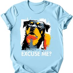 Rottweiler Excuse Me Dog T Shirt Gift For Dog Lover