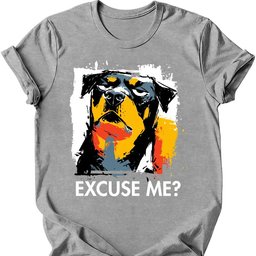Rottweiler Excuse Me Dog T Shirt Gift For Dog Lover