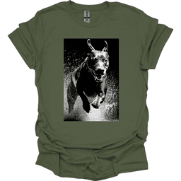 Rottweiler Puddle Dog T Shirt Gift For Dog Lover