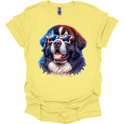 Saint Bernard Patriot Series T Shirt Gift For Dog Lover