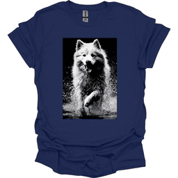 Samoyed Puddle Dog T Shirt Gift For Dog Lover