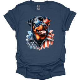 Rottweiler Patriot Series T Shirt Gift For Dog Lover
