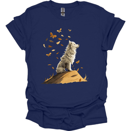 Samoyed Fall Dog T Shirt Gift For Dog Lover