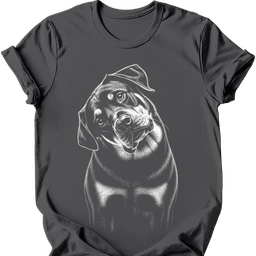 Rottweiler Tilted Dog T Shirt Gift For Dog Lover