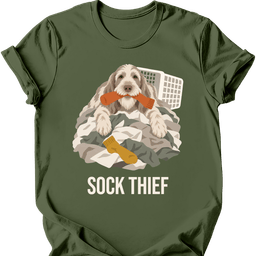 Spinone Italiano Sock Thief T Shirt Gift For Dog Lover
