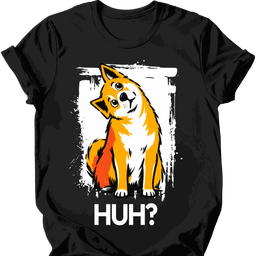 Shiba Inu Huh Dog T Shirt Gift For Dog Lover