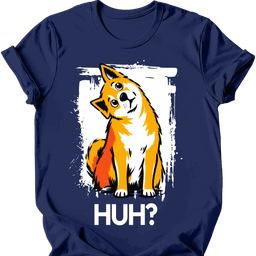 Shiba Inu Huh Dog T Shirt Gift For Dog Lover