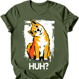 Shiba Inu Huh Dog T Shirt Gift For Dog Lover