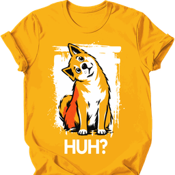 Shiba Inu Huh Dog T Shirt Gift For Dog Lover