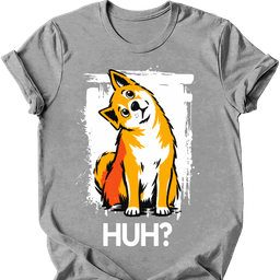 Shiba Inu Huh Dog T Shirt Gift For Dog Lover