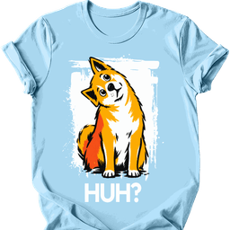 Shiba Inu Huh Dog T Shirt Gift For Dog Lover