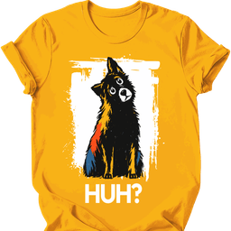 Schipperke Huh Dog T Shirt Gift For Dog Lover
