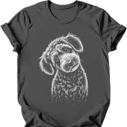 Sheepadoodle Tilted Dog T Shirt Gift For Dog Lover