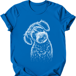 Sheepadoodle Tilted Dog T Shirt Gift For Dog Lover