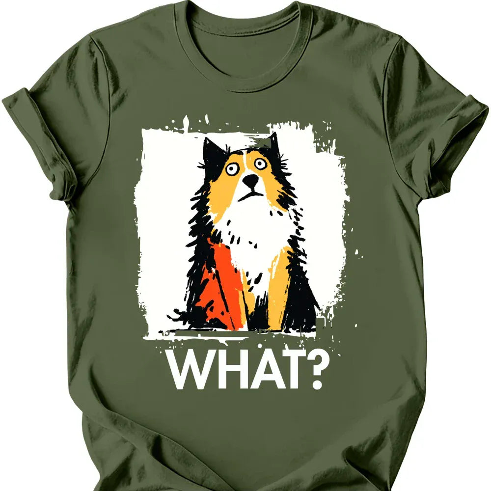 Shetland Sheepdog What Dog T Shirt Gift For Dog Lover