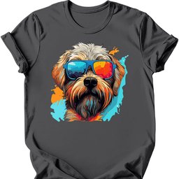 Soft Coated Wheaten Terrier Top Dog T Shirt Gift For Dog Lover