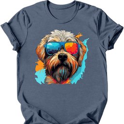 Soft Coated Wheaten Terrier Top Dog T Shirt Gift For Dog Lover