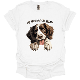 Springer Spaniel Did Someone Say Treat T Shirt Gift For Dog Lover