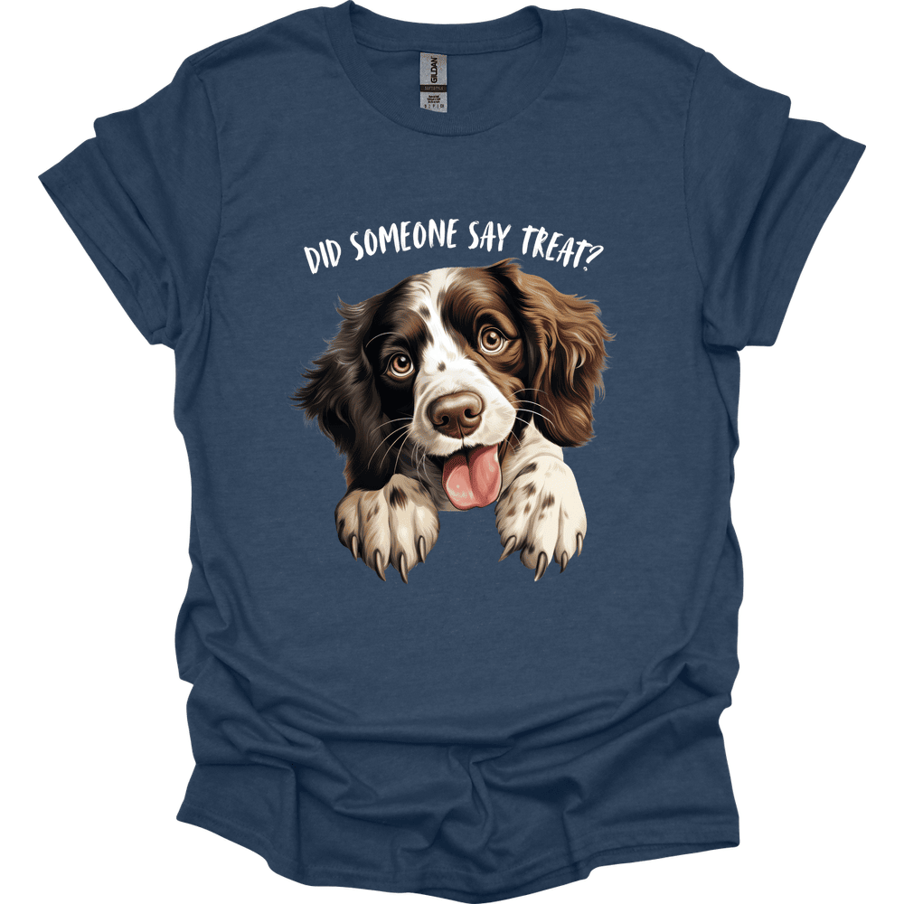 Springer Spaniel Did Someone Say Treat T Shirt Gift For Dog Lover