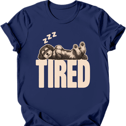 Schnoodle Tired Dog T Shirt Gift For Dog Lover