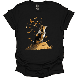 Shetland Sheepdog Fall Dog T Shirt Gift For Dog Lover