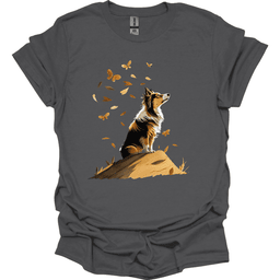 Shetland Sheepdog Fall Dog T Shirt Gift For Dog Lover