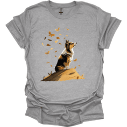 Shetland Sheepdog Fall Dog T Shirt Gift For Dog Lover