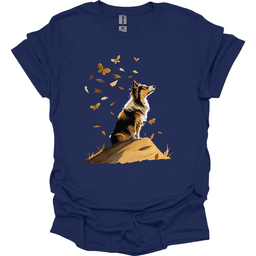 Shetland Sheepdog Fall Dog T Shirt Gift For Dog Lover