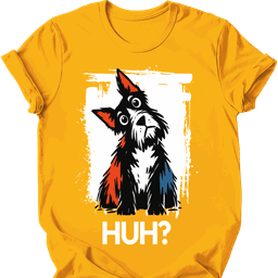 Scottish Terrier Huh Dog T Shirt Gift For Dog Lover