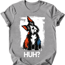 Scottish Terrier Huh Dog T Shirt Gift For Dog Lover