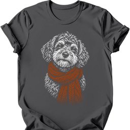 Schnoodle Winter Dog T Shirt Gift For Dog Lover
