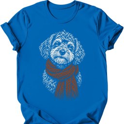 Schnoodle Winter Dog T Shirt Gift For Dog Lover