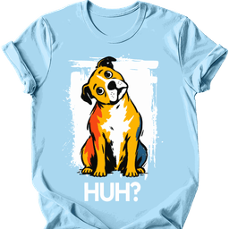 Staffordshire Bull Terrier Huh Dog T Shirt Gift For Dog Lover