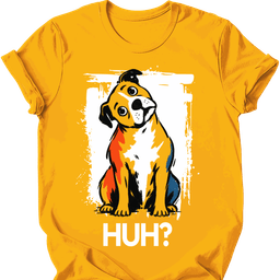 Staffordshire Bull Terrier Huh Dog T Shirt Gift For Dog Lover