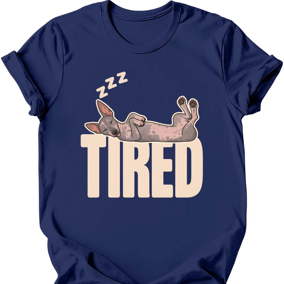 Peruvian Tired Dog T Shirt Gift For Dog Lover