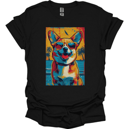 Pembroke Welsh Corgi Summer Dog T Shirt Gift For Dog Lover