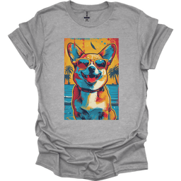 Pembroke Welsh Corgi Summer Dog T Shirt Gift For Dog Lover