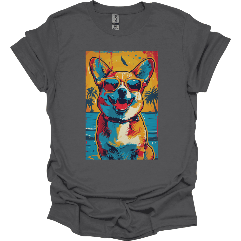 Pembroke Welsh Corgi Summer Dog T Shirt Gift For Dog Lover