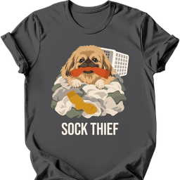Pekingese Sock Thief T Shirt Gift For Dog Lover