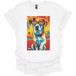 Patterdale Terrier Summer Dog T Shirt Gift For Dog Lover