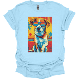 Patterdale Terrier Summer Dog T Shirt Gift For Dog Lover