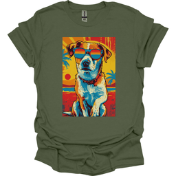 Patterdale Terrier Summer Dog T Shirt Gift For Dog Lover