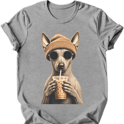 Peruvian Hipster Dog T Shirt Gift For Dog Lover