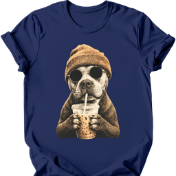 Pitbull Hipster Dog T Shirt Gift For Dog Lover